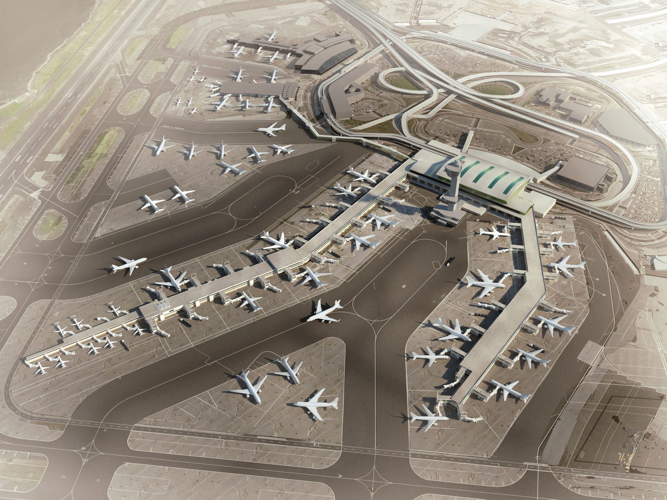 JFK Delta Terminal 4 / Headhouse / Concourse A / Concourse B